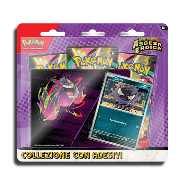 COLLEZIONE CON ADESIVO-MEGA GENGAR