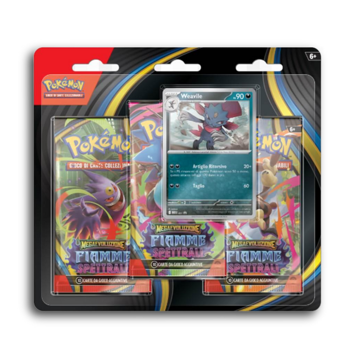 BLISTER 3 BUSTINE WEAVILE-FIAMME SPETTRALI